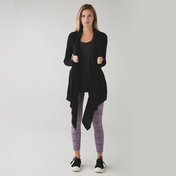 Lululemon High Times Pant in Space Dye Camo Tender Violet Black Grape Size 8 - Picture 4 of 9